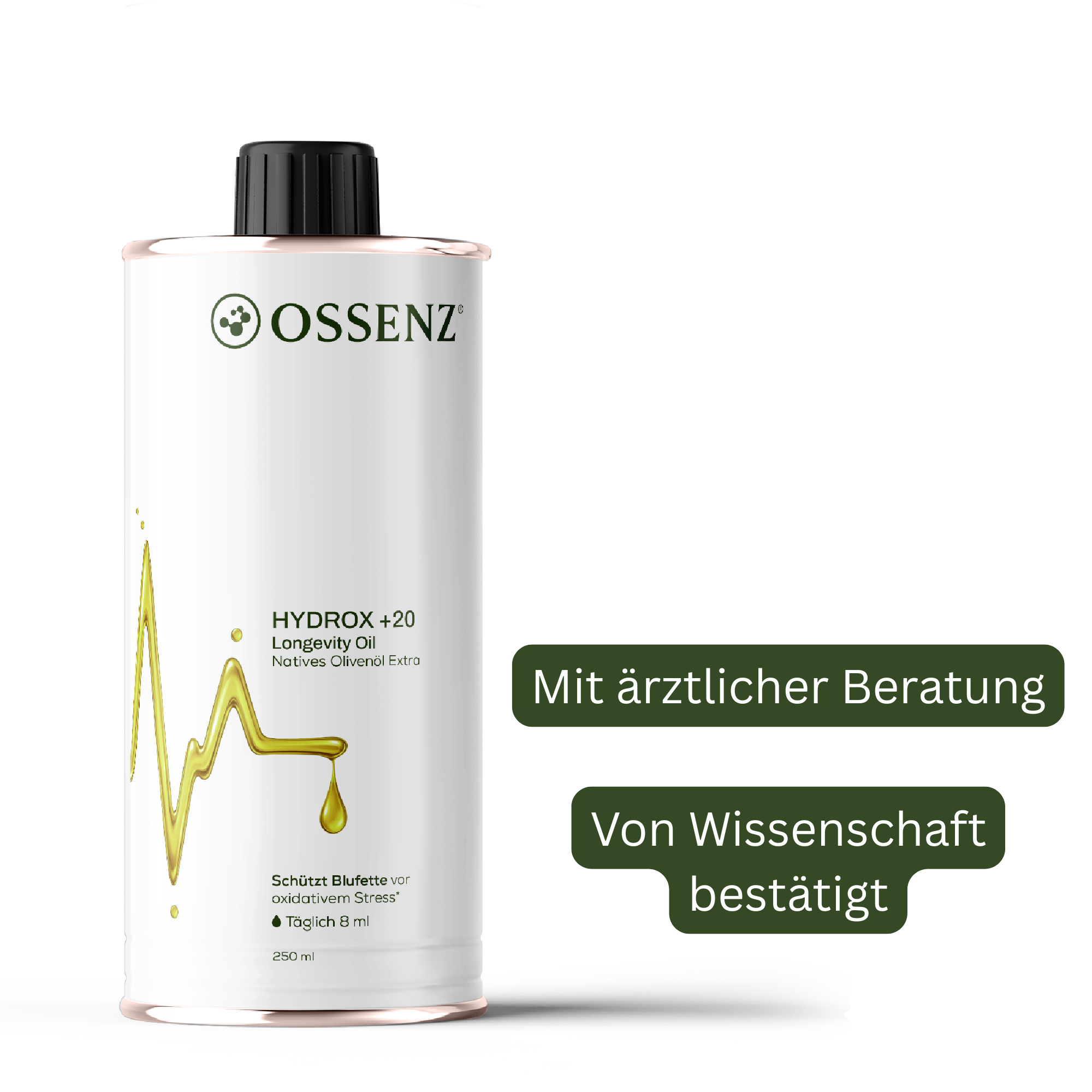 Funktionales Olivenöl für Gesundheit und inneres Wohlbefinden