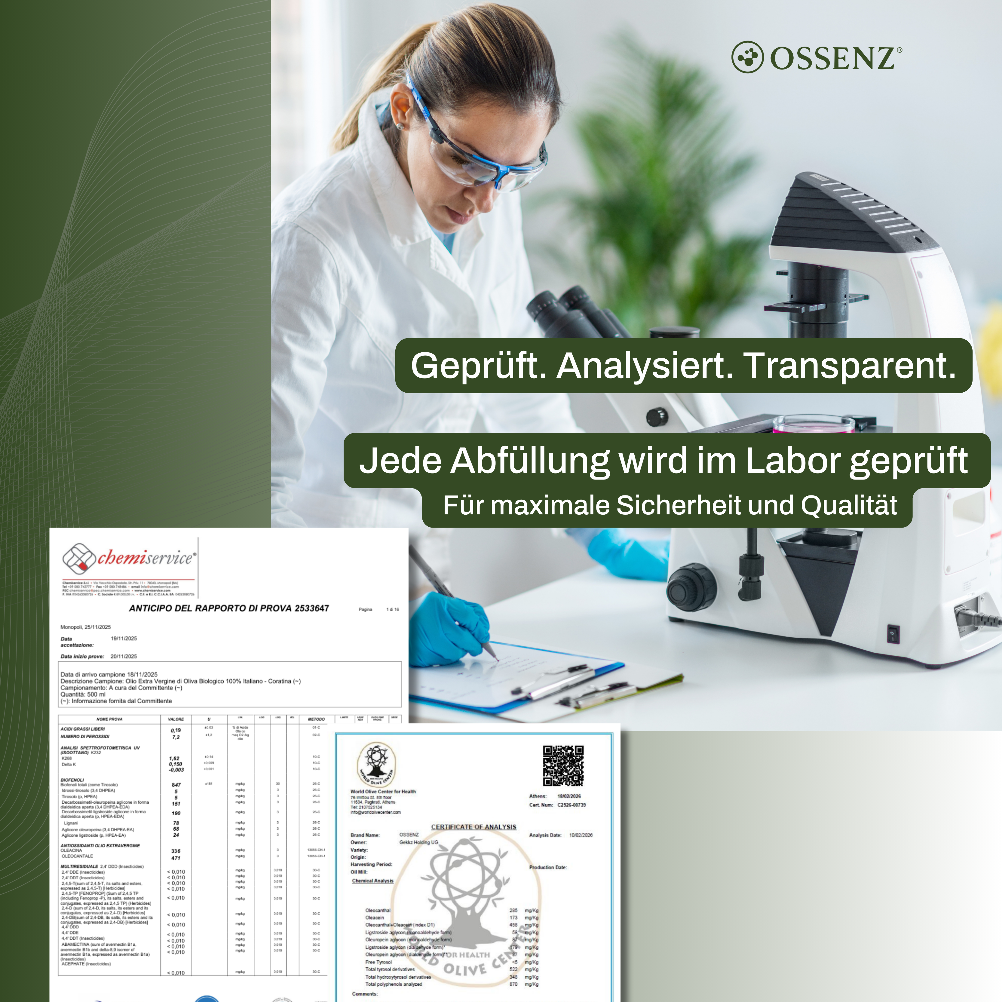 Funktionales Olivenöl für Ihre Gesundheit
