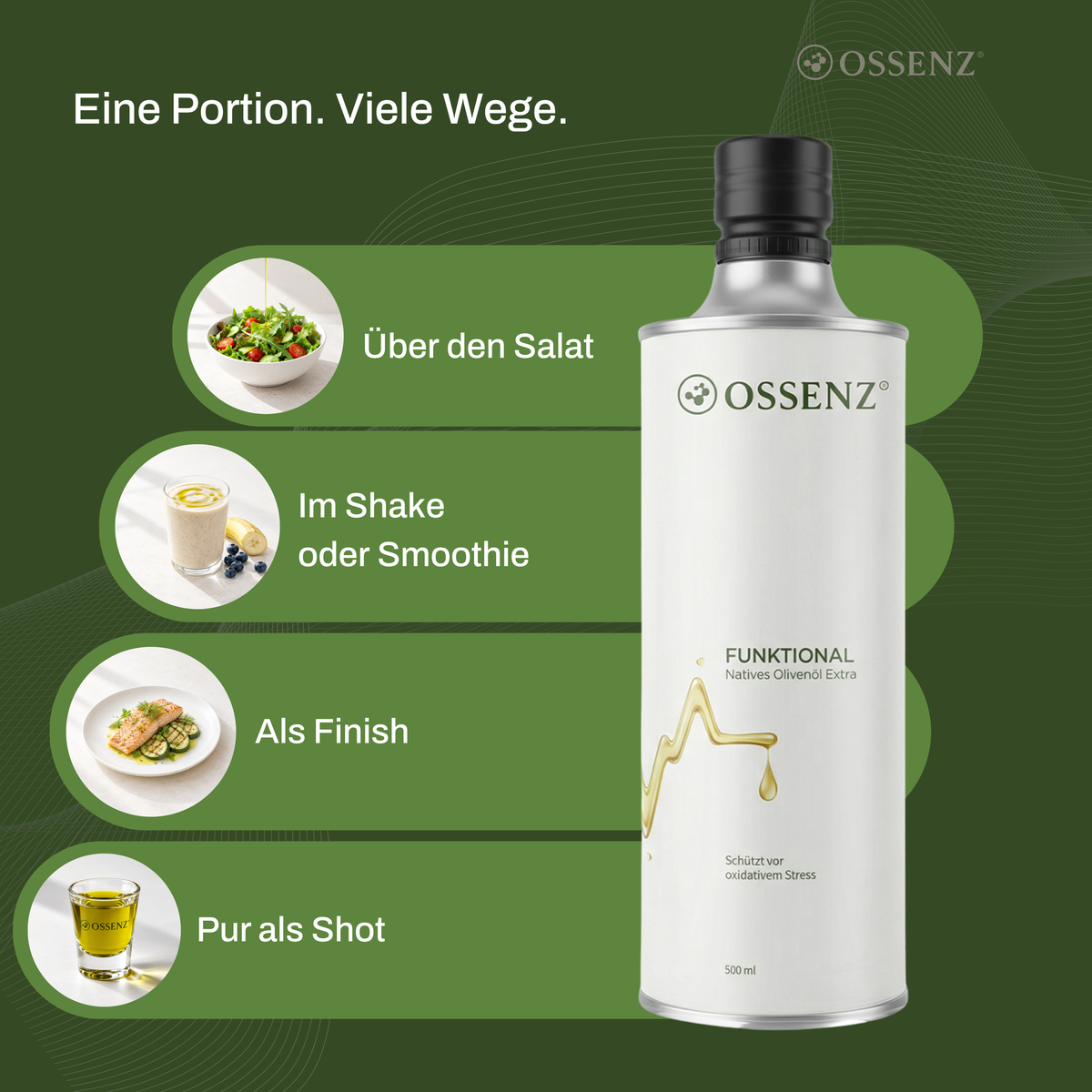 OSSENZ Funktional · Polyphenol-Olivenöl